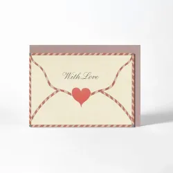 Roomytown Love Letter Greetings Card