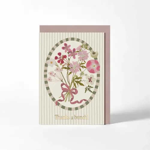 Roomytown Thanks a Bunch Greetings Card