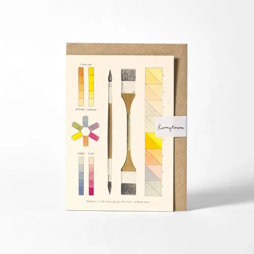 Roomytown The Art of Colouring Greetings Card