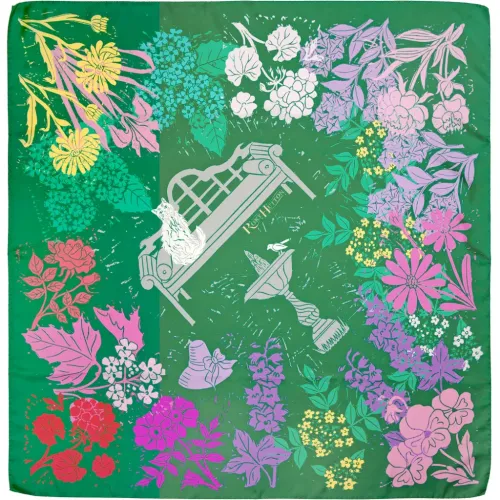 Rory Hutton Gertrude's Garden Silk Scarf