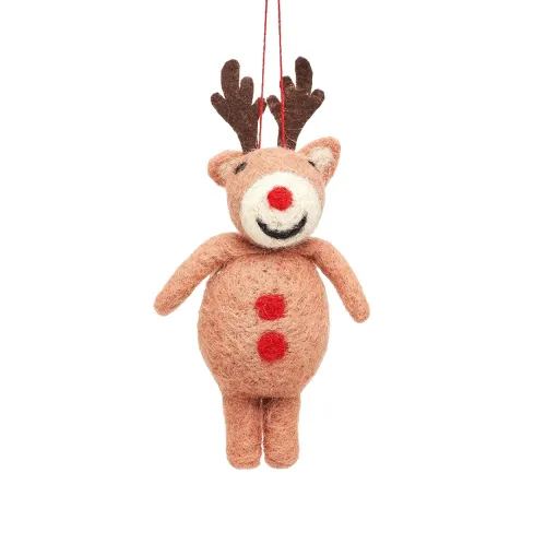 Rudolph Felt Christmas Tree Decoration