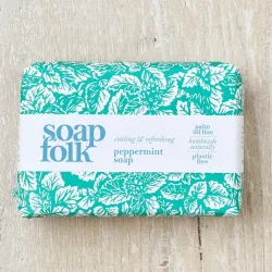Soap Folk Peppermint Soap Bar 105g