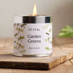 St Eval Garden Greens Scented Candle in Tin