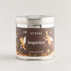 St Eval Christmas Inspiritus Scented Candle in Tin