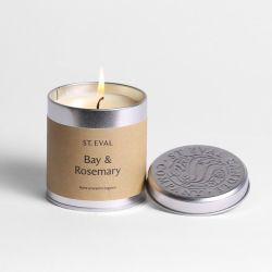 St Eval Bay and Rosemary Scented Candle in Tin