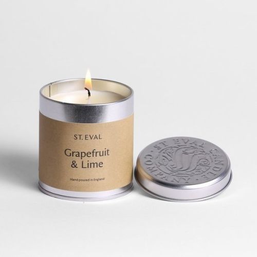 St Eval Grapefruit and Lime Scented Candle in Tin