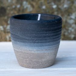 St Eval Coastal Pot Candle Blue Sea Salt Scented