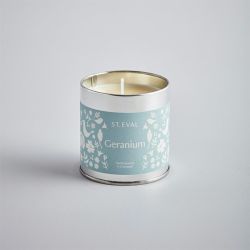 St Eval Summer Folk Scented Candle in Tin Geranium