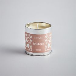 St Eval Summer Folk Scented Candle in Tin Rhubarb