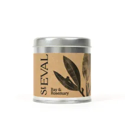 St Eval Bay and Rosemary Scented Candle in Tin