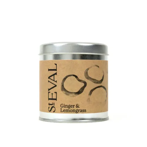 St Eval Ginger and Lemongrass Scented Candle in Tin
