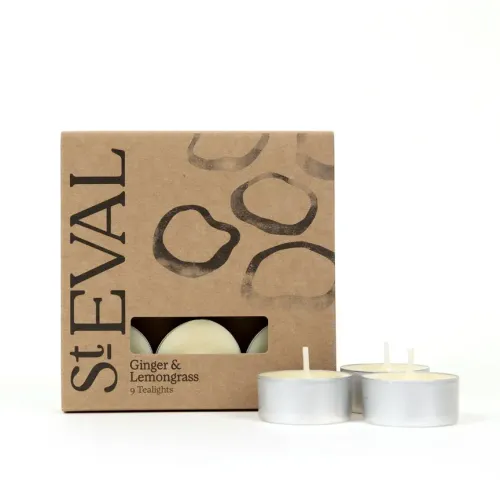 St Eval Ginger and Lemongrass Scented Tea Lights