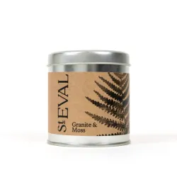 St Eval Granite and Moss Scented Candle in Tin