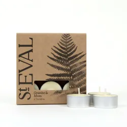 St Eval Granite and Moss Scented Tea Lights