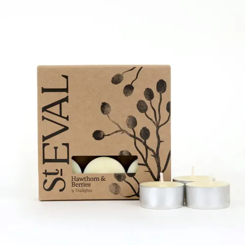 St Eval Hawthorn and Berries Scented Tea Lights
