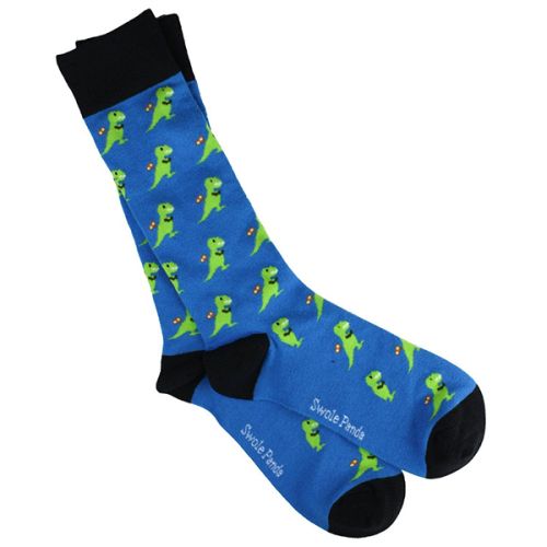 Swole Panda T-Rex Dinosaur Socks