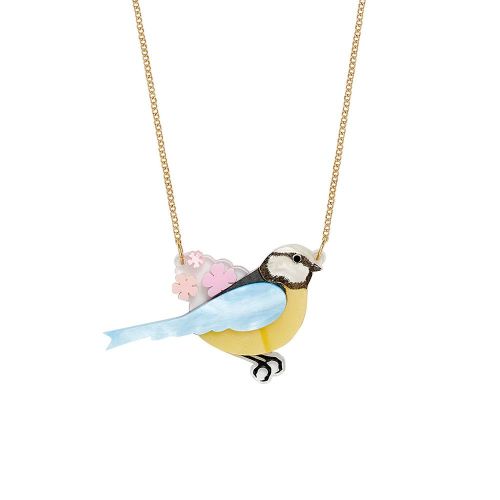 Tatty Devine Blue Tit Necklace