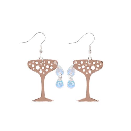 Tatty Devine Champagne Glass Acrylic Earrings