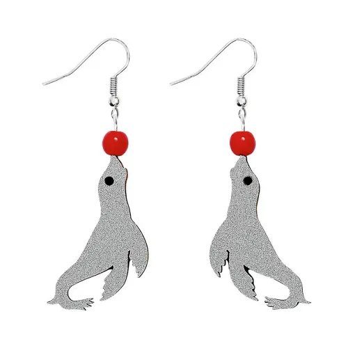 Tatty Devine Circus Seal Acrylic Earrings