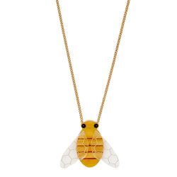 Tatty Devine Honey Bee Acrylic Necklace