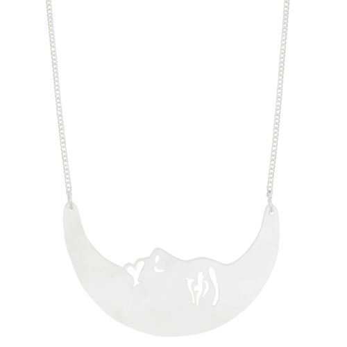 Tatty Devine La Luna Moon Acrylic Necklace Small