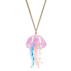 Tatty Devine Moon Jellyfish Acrylic Necklace
