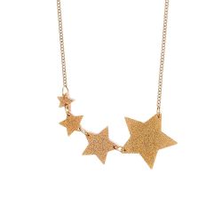 Tatty Devine Shooting Star Necklace Gold Dust