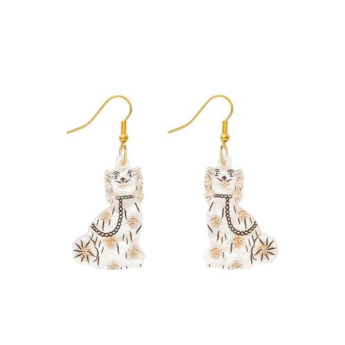 Tatty Devine Staffordshire Dog Earrings