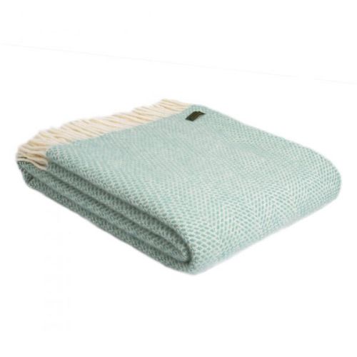 Tweedmill Wool Throw Beehive Ocean