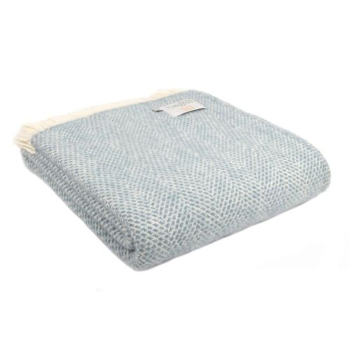 Tweedmill Pure Wool Throw Beehive Petrol