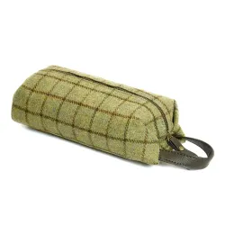 Tweedmill Tweed Washbag Brown Small Check 611