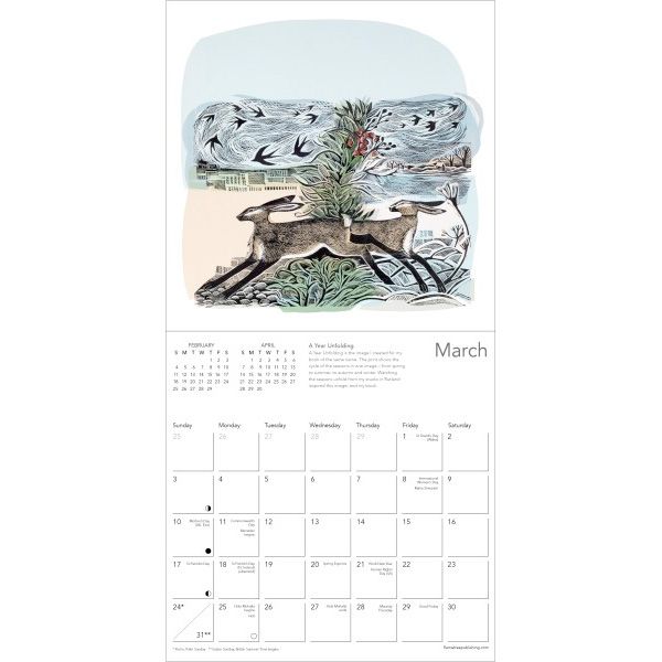 Angela Harding 2024 Mini Wall Calendar