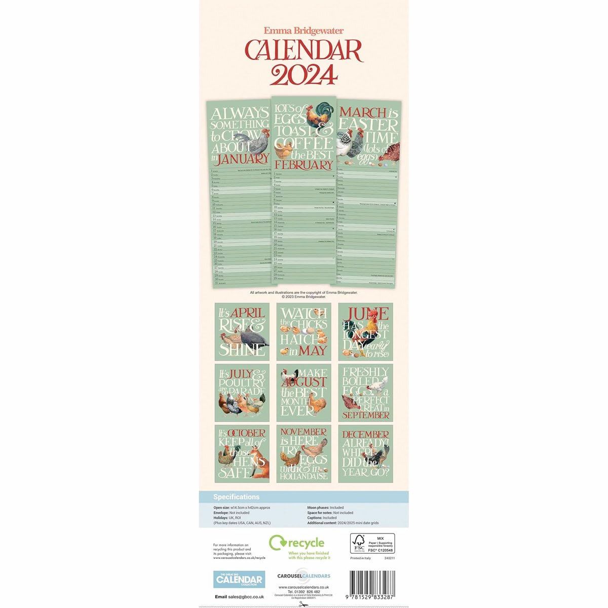 Emma Bridgewater Calendar 2025 Tamil Alysia Auberta